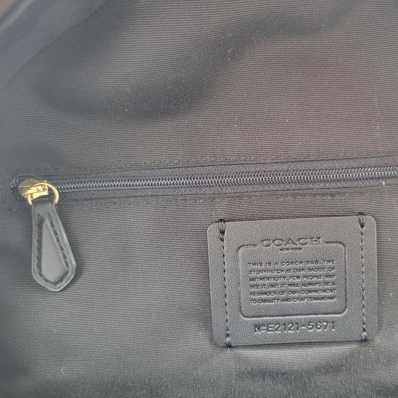 Coach Monogram Court Backpack in Signature Canvas - Picture 8 of 12